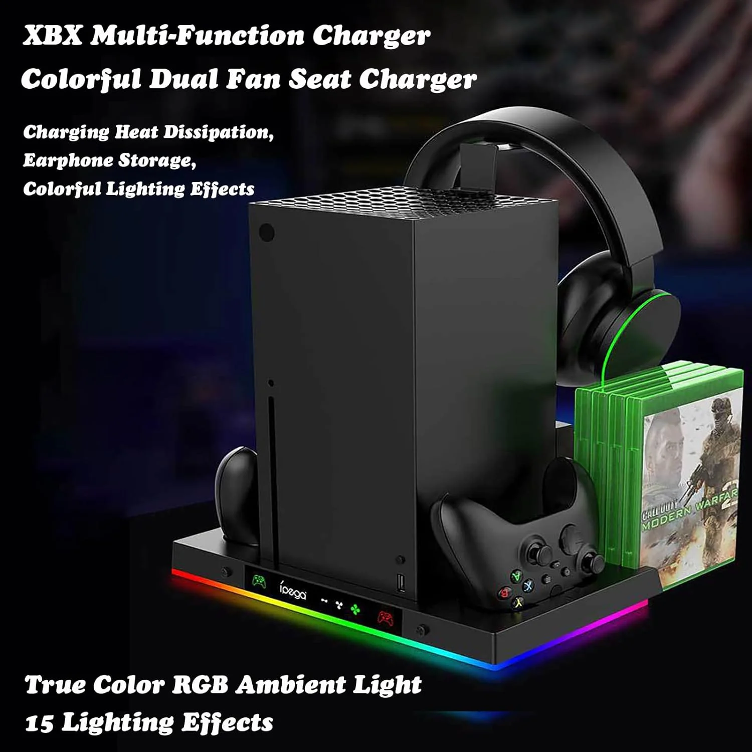 İPEGA VERTİCAL STAND XBOX RGB CHARGİNG STATİON