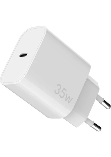 Juo 35W GaN USB Type-C Şarj Cihazı iPhone & Android & iPad Uyumlu PD Hızlı Şarj Aleti