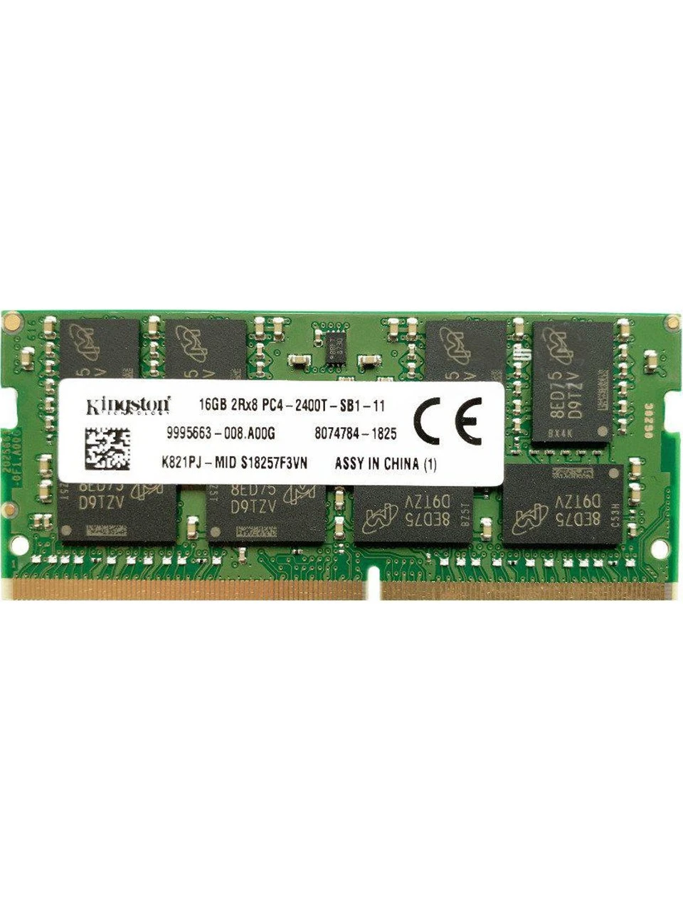 Kingston K821PJ-MID 16 GB DDR4 2400 MHz CL17 Notebook Ram