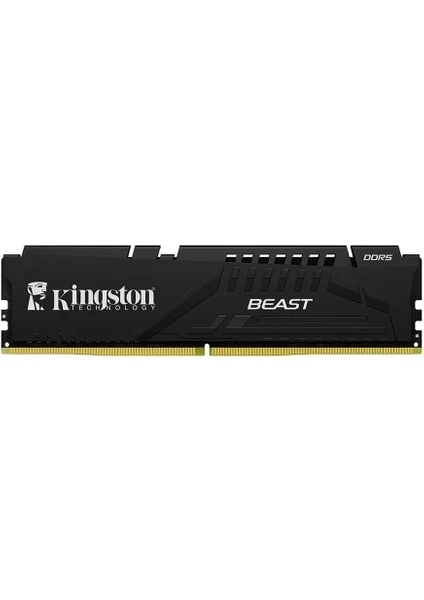 KİNGSTON BEAST BLACK8GB 5200 MHZ DDR5 CL36 DIMM KF552C36BBE-8TR MASAÜSTÜ PC RAM