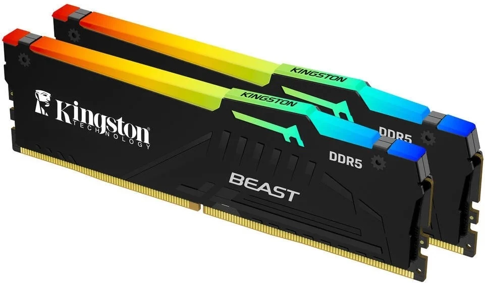 Kingston Fury Beast RGB 32 GB (2x16) 6000 MHz CL36 KF560C36BBE2AK2/32 DDR5 Ram