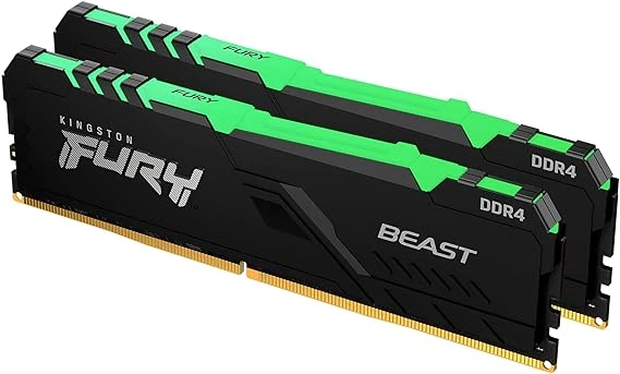 KİNGSTON FURY BEAST RGB DDR4 16 GB(2X8GB) 3200MHZ RAM