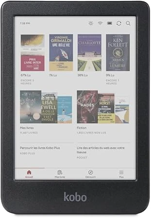 Kobo Clara Color | Renkli eOkuyucu | 6" Parlamayan Renkli E Mürekkep Kaleido™ 3 Ekran | Karanlık Mod Seçeneği | Su Geçirmez | Sesli Kitaplar | 16 GB Depolama | Siyah