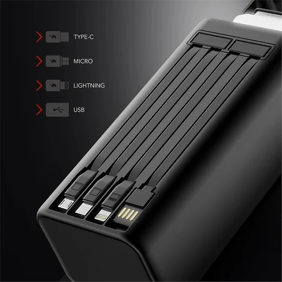 KPG Power PD-50 Powerbank PD 3.0 22.5W 50.000 mAh Siyah