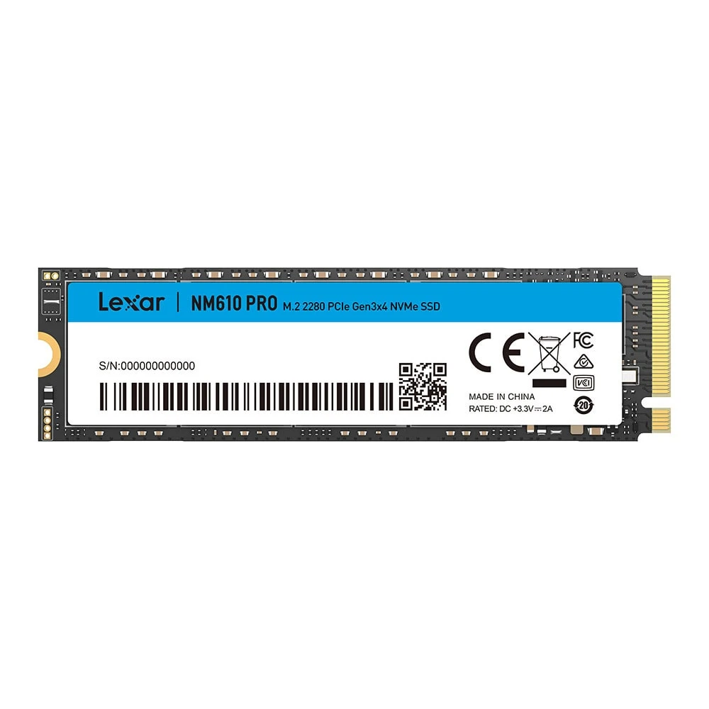 Lexar NM610PRO LNM610P500G-RNNNG PCI-Express 3.0 500 GB M.2 SSD