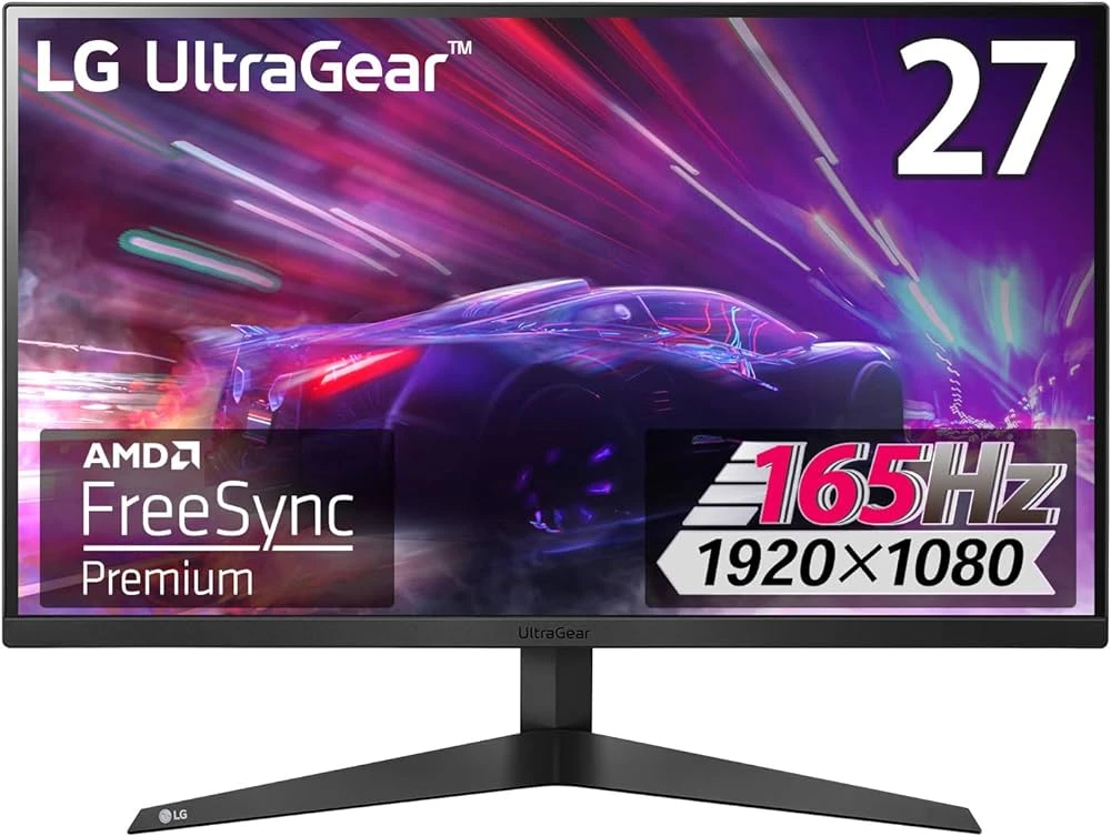 LG ULTRAGEAR 27'' 1MS 165HZ (HDMI+DİSPLAY) AMD FREESYNC PREMİUM VA PANEL FHD GAMİNG MONİTÖR 27GQ50F-B