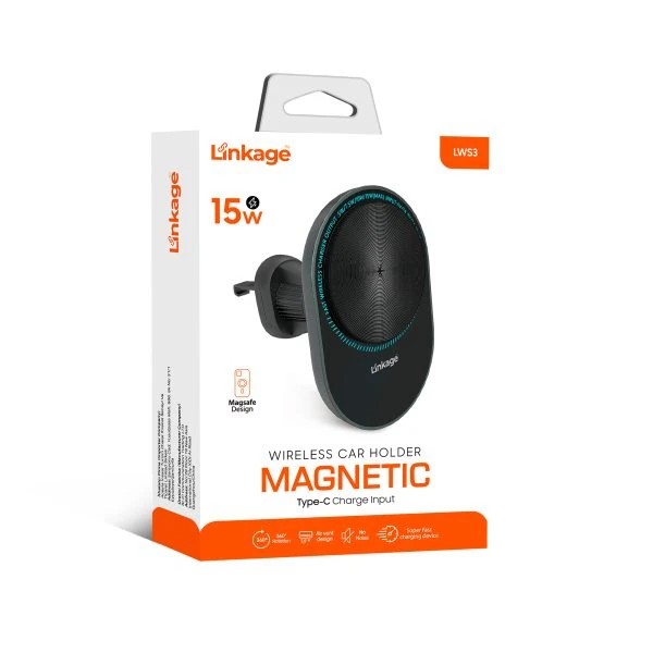 Linkage Wireless Mıknatıslı Araçiçi Telefon Tutucu L-WS3