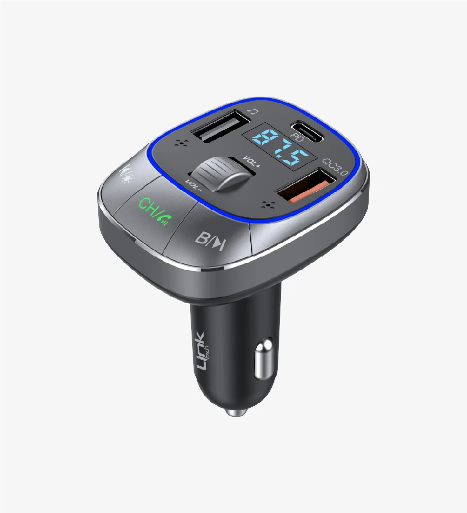 LİNKTECH GF17 PREMİUM DUAL 48W 5.1 BLUETOOTH FM TRANSMİTTER