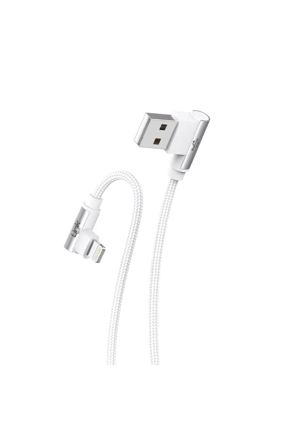 LİNKTECH K593 SAFE İPH LİGHTNİNG 90 DERECE DATA/ŞARJ KABLOSU 3A 1.5MT