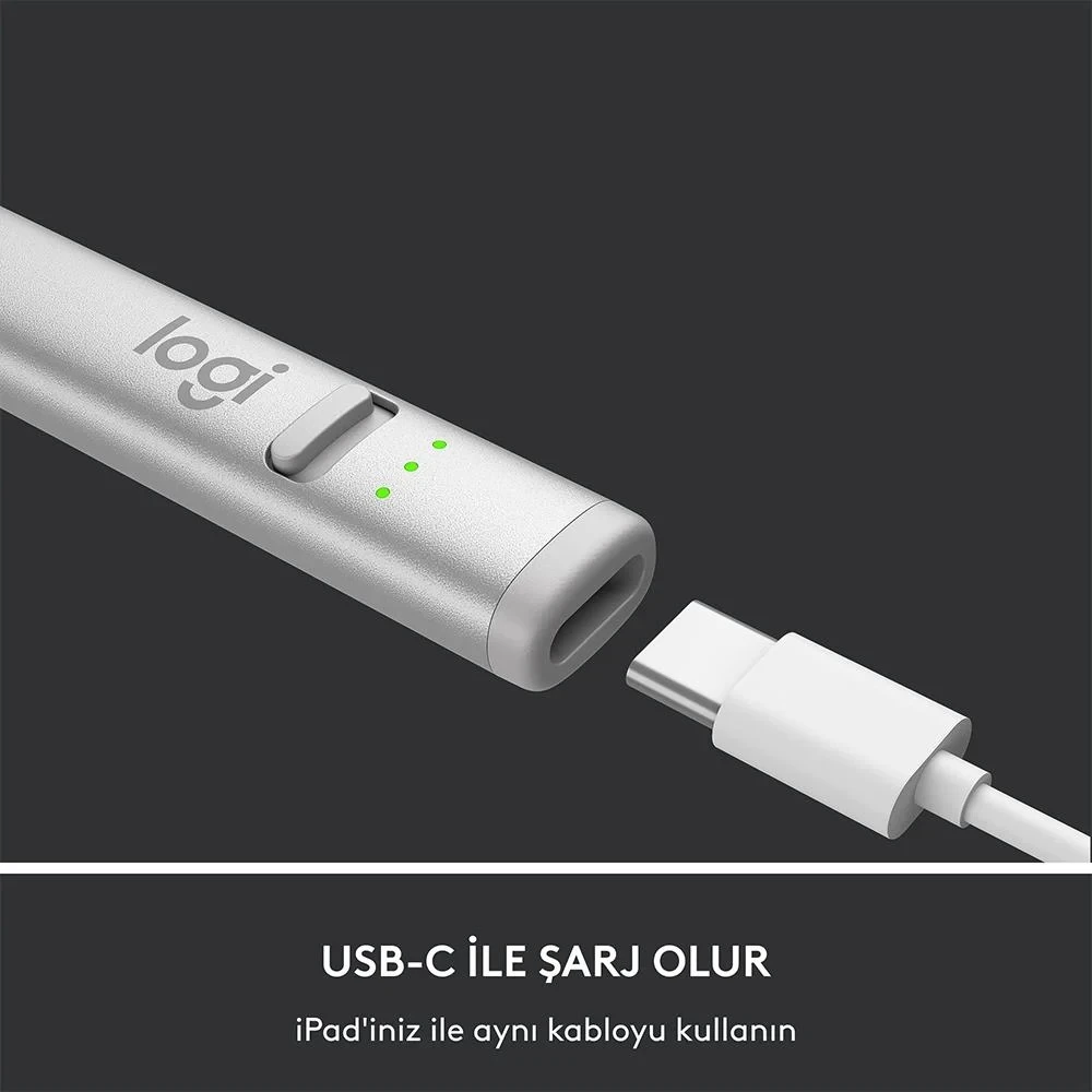 Logitech Crayon USB-C 914-000074 iPad Tablet Kalemi