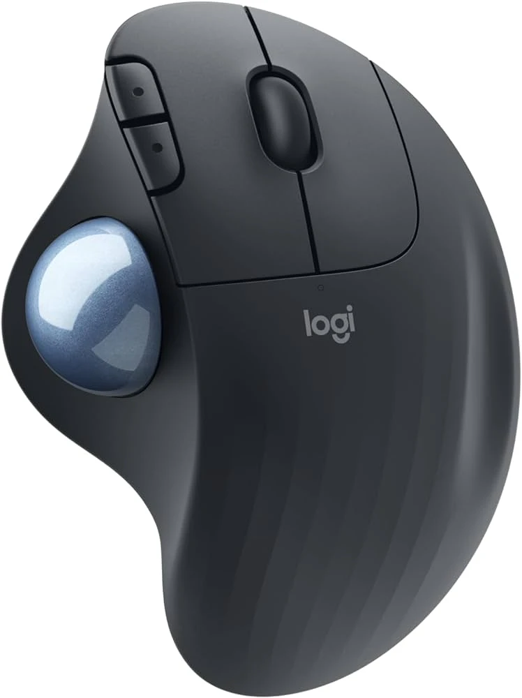 LOGİTECH ERGO M575 KABLOSUZ İZTOPU ÖZELLİKLİ KONFORLU ERGONOMİK MOUSE - SİYAH