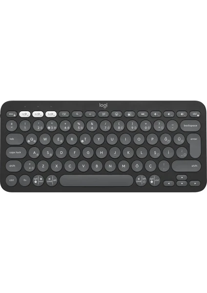 Logitech Pebble Keys 2 K380S 920-011859 Siyah TKL Q Kablosuz Klavye
