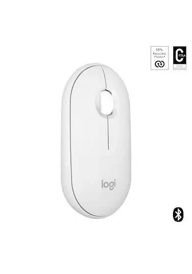 Logitech Pebble 2 M350S 910-007013 Beyaz Sessiz Optik Kablosuz Mouse