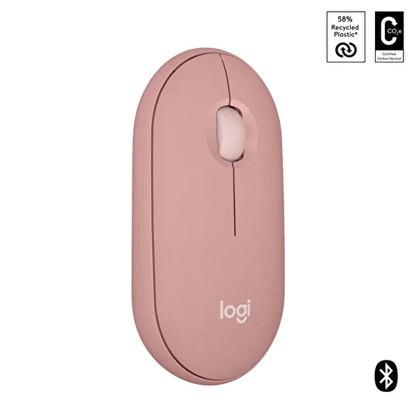 Logitech Pebble 2 M350S 910-007014 Pembe Sessiz Optik Kablosuz Mouse