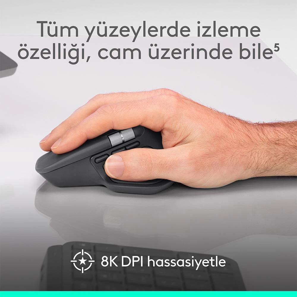 Logitech Mx Master 4 910-007562 Siyah Şarjlı Kablosuz Mouse