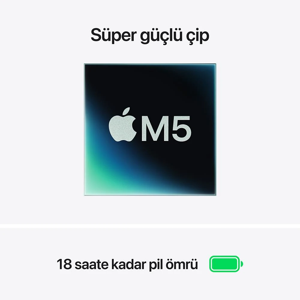 MacBook Air M5 16 GB 1 TB SSD 13.6" MDHF4TU/A Gece Yarısı