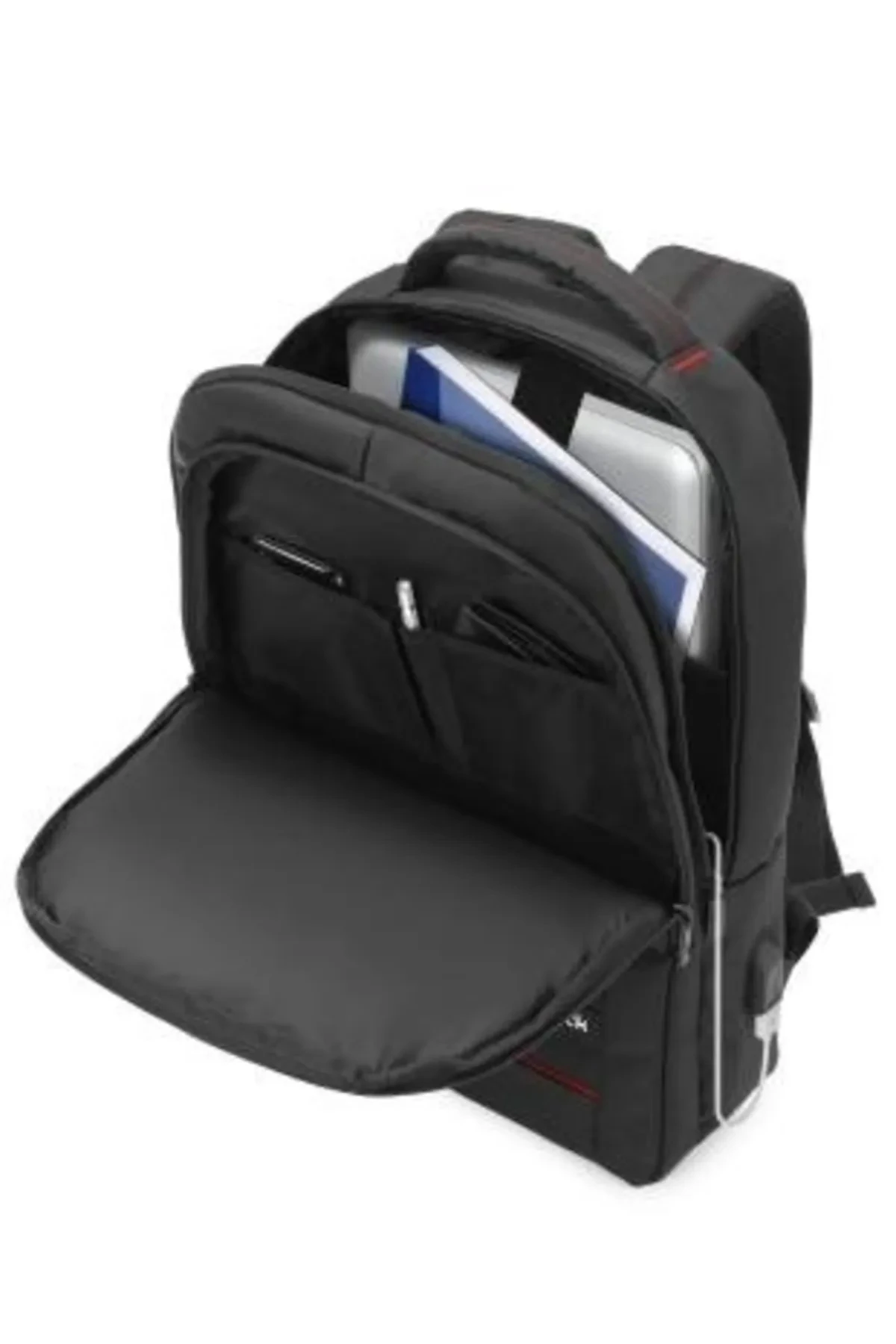 MACK MCC-007 17.3" OFFİCE USB GİRİŞLİ NOTEBOOK SIRT ÇANTASI SİYAH