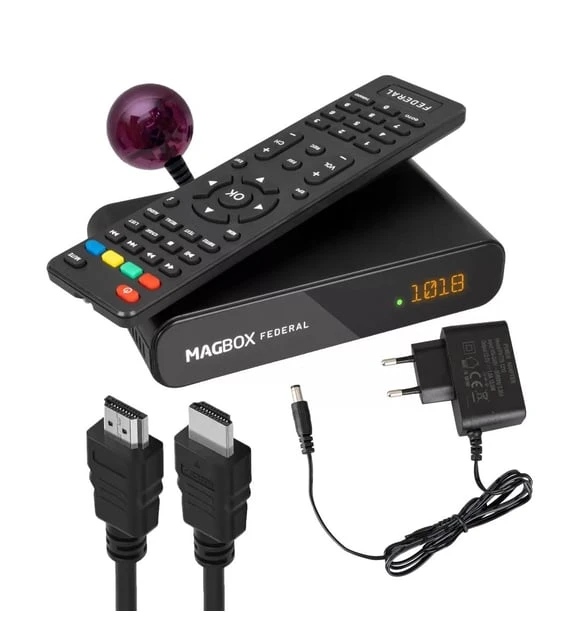 MAGBOX FEDERAL MİNİ HD + SCART TKGSLİ UYDU ALICISI