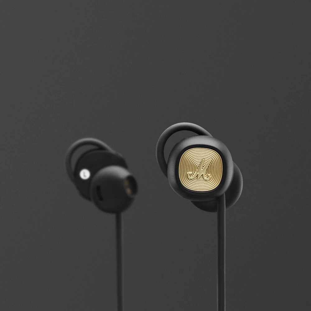 Marshall Minor II Kablosuz Mikrofonlu Kulak İçi Siyah Bluetooth Kulaklık