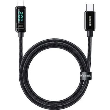 MCDODO 20W DİJİTAL GÖSTERGELİ TYPE-C TO LİGHTNİNG KABLO CA-8810