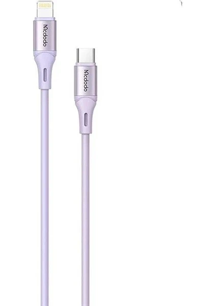 MCDODO CA-1863 TYPEC TO İPHONE PD 36W HIZLI DATA-ŞARJ KABLO 1.2M MOR