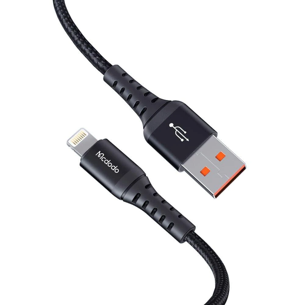 MCDODO CA-2261 İPHONE HIZLI DATA-ŞARJ KABLO 3A 1MT - SİYAH