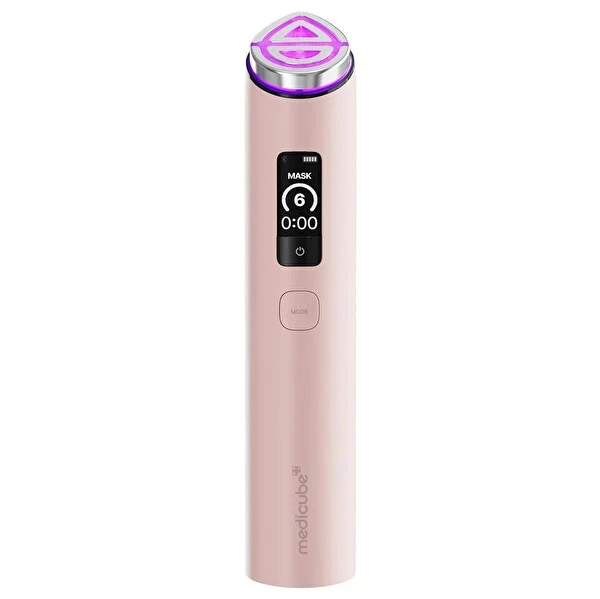 Medicube Age-R Booster Pro X2 7'si 1 Arada Pembe Kore Cilt Bakım Cihazı