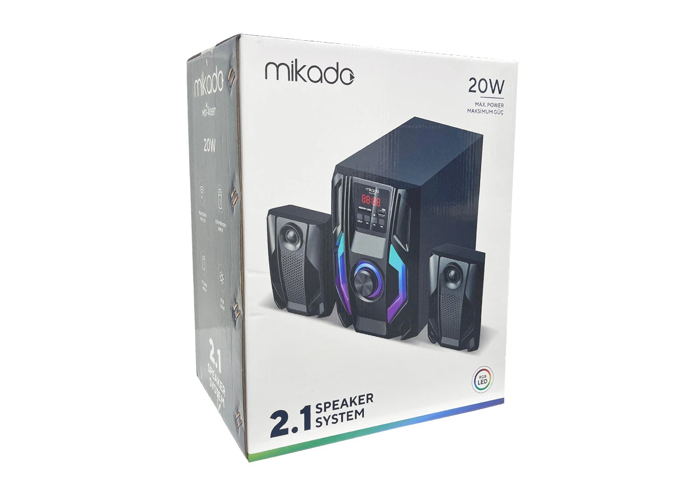 Mikado MD-415BT 2+1 20 W Bluetooth Hoparlör