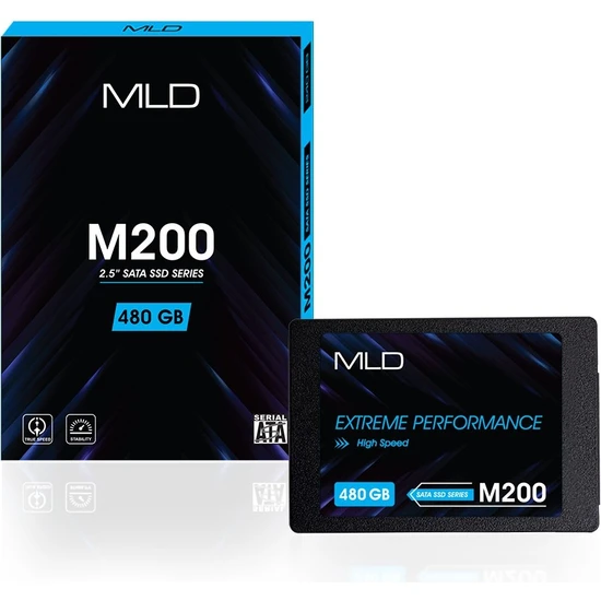 MLD M200 480GB SATA3 2.5" SSD R:560 MB/S W:540 MB/S