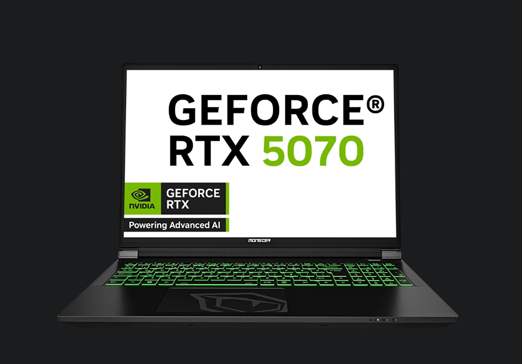 Monster Tulpar T6 V3.4.4 i7-13700HX 16 GB 1 TB SSD RTX5070 16" FreeDOS WUXGA Gaming Laptop
