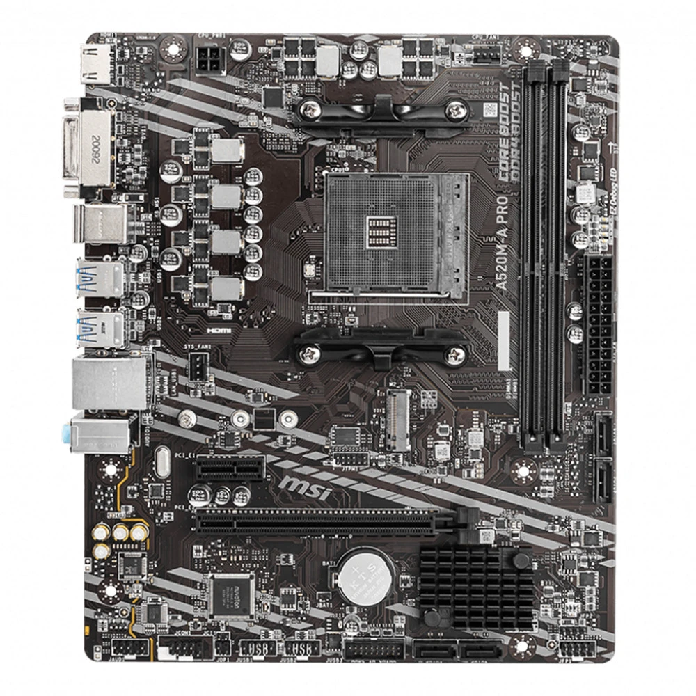 MSI A520M-A Pro AMD AM4 DDR4 Micro ATX Anakart