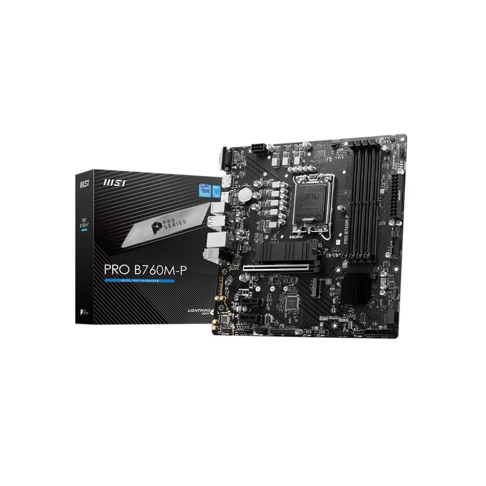 MSI B760 Gaming Plus WiFi 6800MHz (OC) DDR5 Soket 1700 M.2 DP HDMI ATX Anakart
