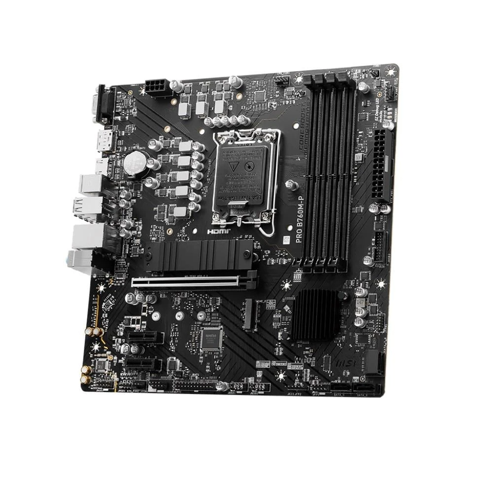 MSI B760 Gaming Plus WiFi 6800MHz (OC) DDR5 Soket 1700 M.2 DP HDMI ATX Anakart