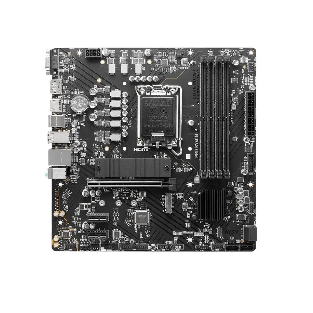 MSI B760 Gaming Plus WiFi 6800MHz (OC) DDR5 Soket 1700 M.2 DP HDMI ATX Anakart
