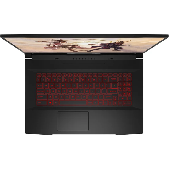 MSI KATANA GF76 12UE-830XTR INTEL CORE İ7 12650H 16GB 512GB SSD RTX3060 FREEDOS 17.3" FHD 144HZ TAŞINABİLİR BİLGİSAYAR