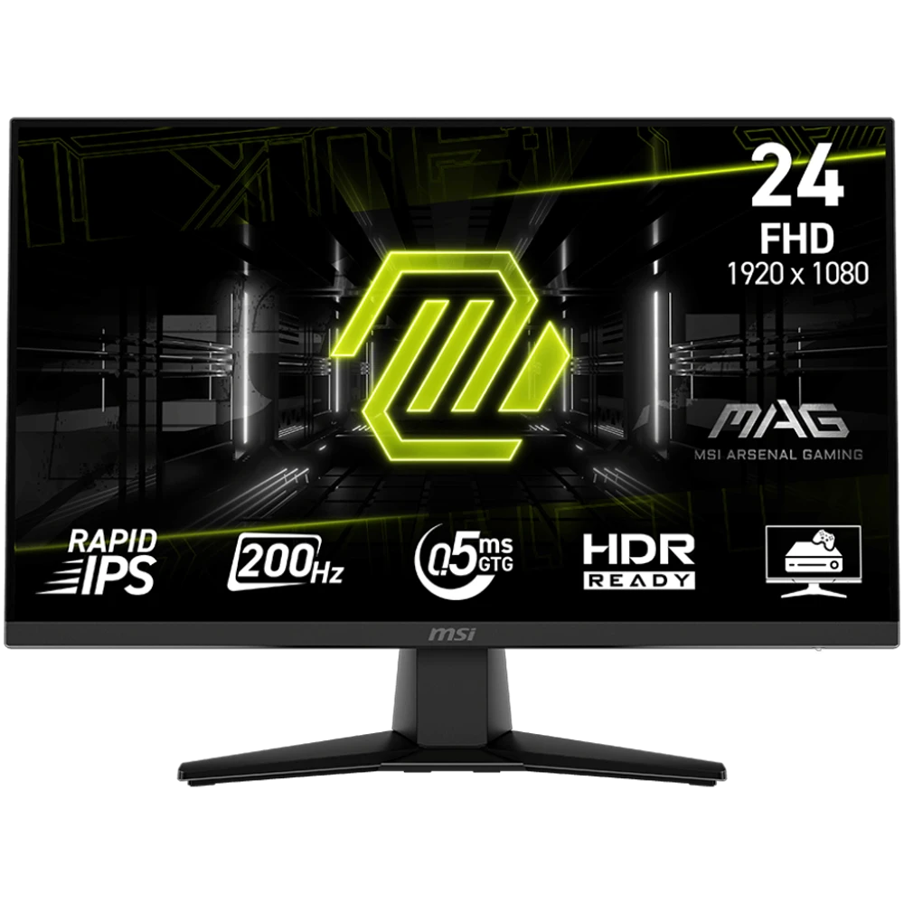 MSI MAG 242F 23.8" 0.5 ms Full HD IPS 200 Hz Oyuncu Monitörü