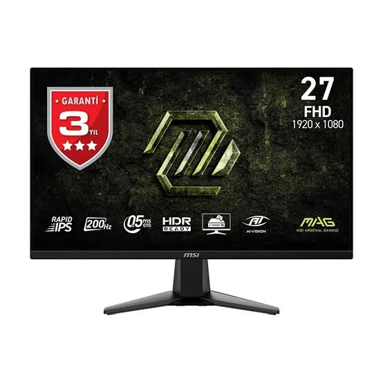 MSI MAG 275F E20 27" 0.5 ms Full HD IPS 200 Hz Oyuncu Monitörü