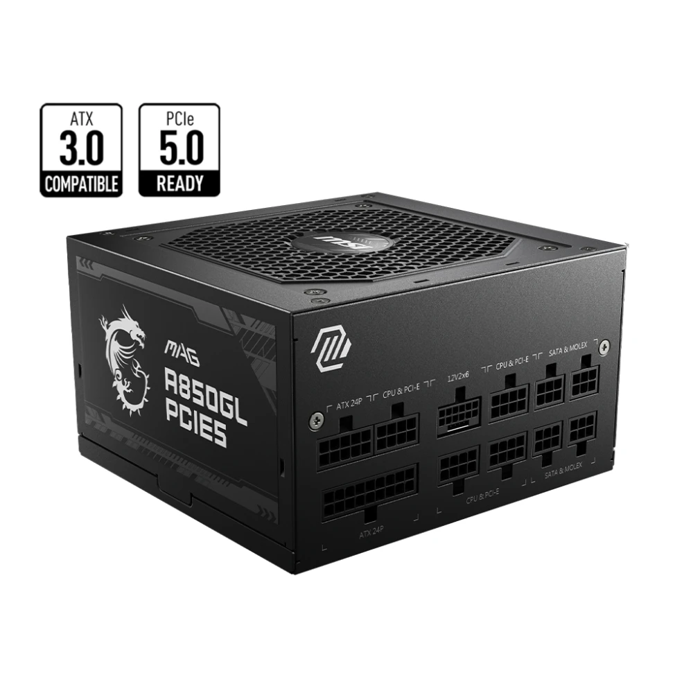 MSI MAG A850GL Gen5 850 W Power Supply