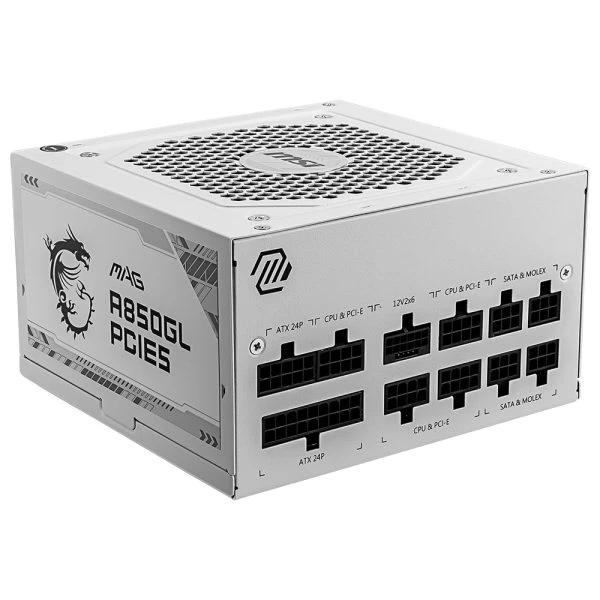 MSI MAG A850GL White Gen5 850 W Power Supply