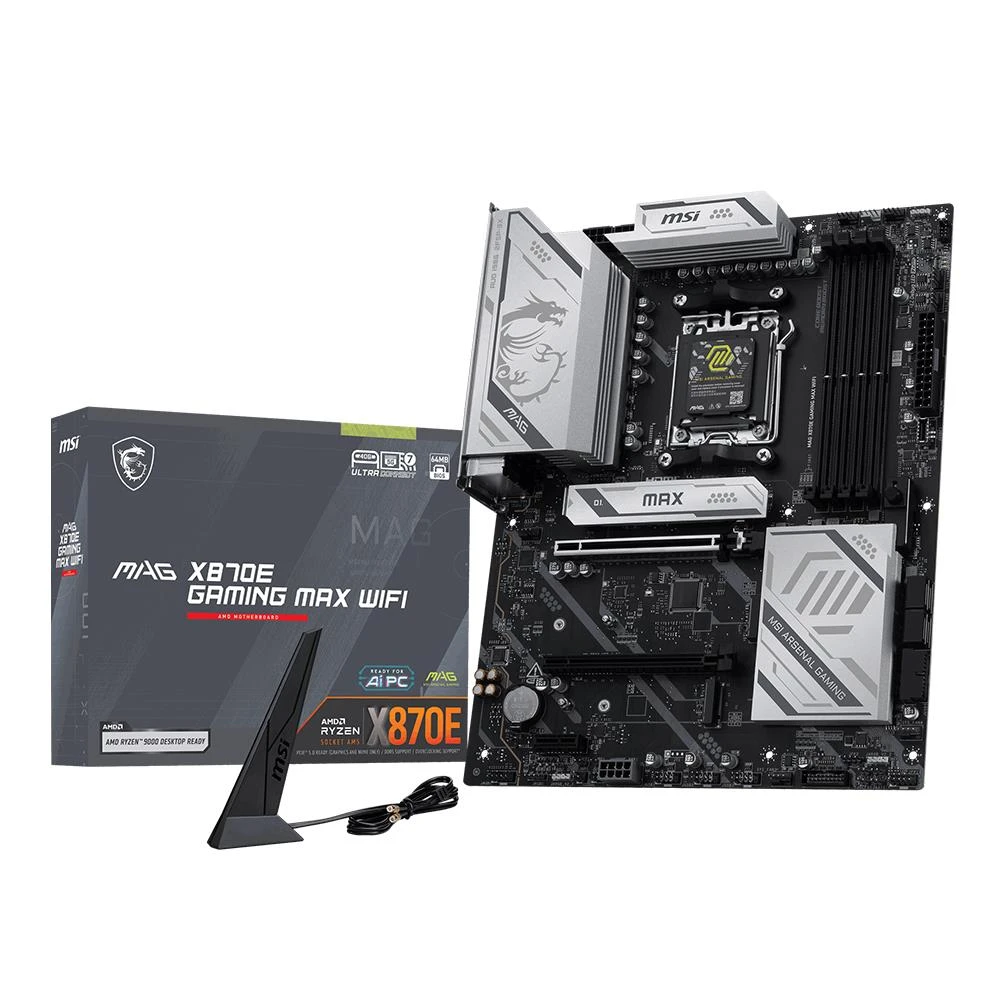 MSI MAG X870E Gaming Max Wi-Fi AMD AM5 DDR5 ATX Anakart