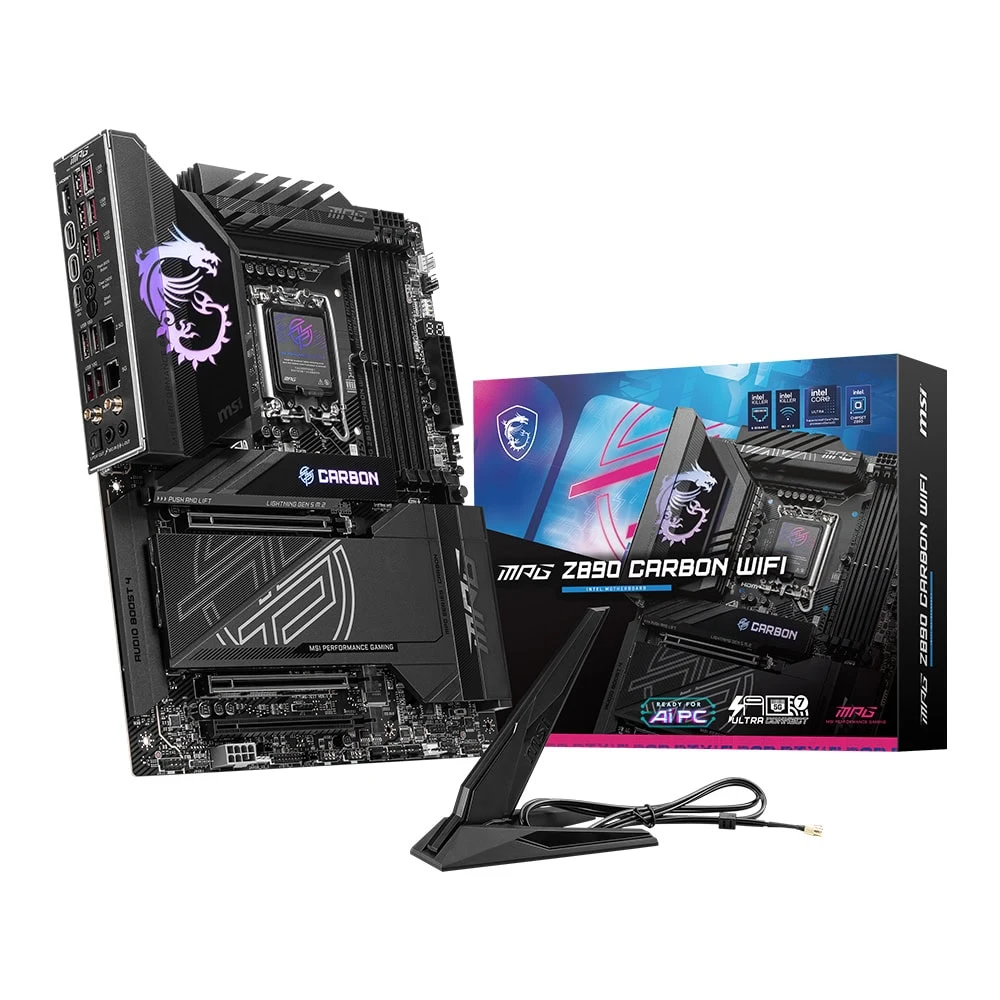 MSI MPG Z890 Carbon Wi-Fi Intel LGA1851 DDR5 ATX Anakart