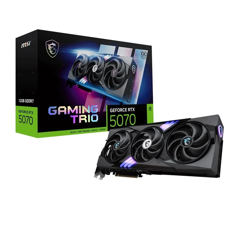 MSI RTX 5070 12G Gaming Trio OC G5070-12GTC 192 Bit GDDR7 12 GB Ekran Kartı