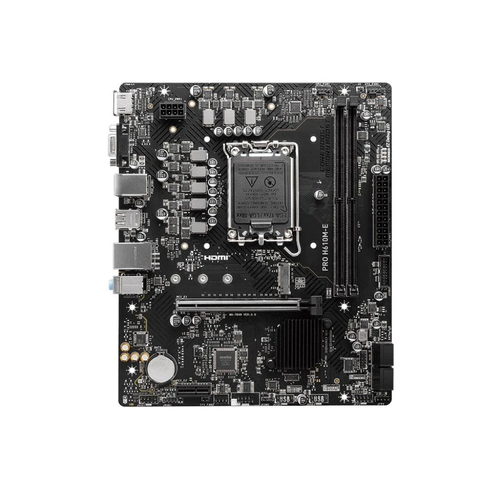 MSI Pro H610M-E Intel LGA1700 DDR5 Micro ATX Anakart