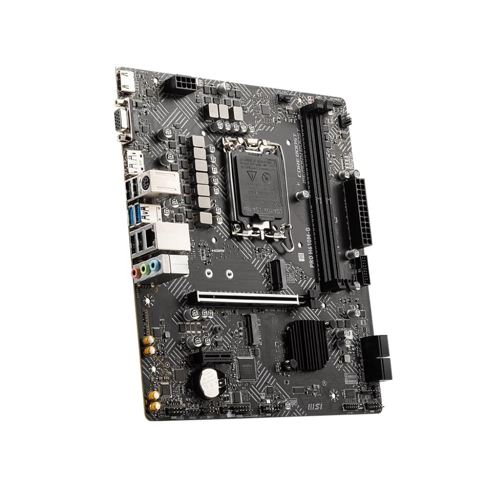 MSI Pro H610M-G Intel LGA1700 DDR5 Micro ATX Anakart