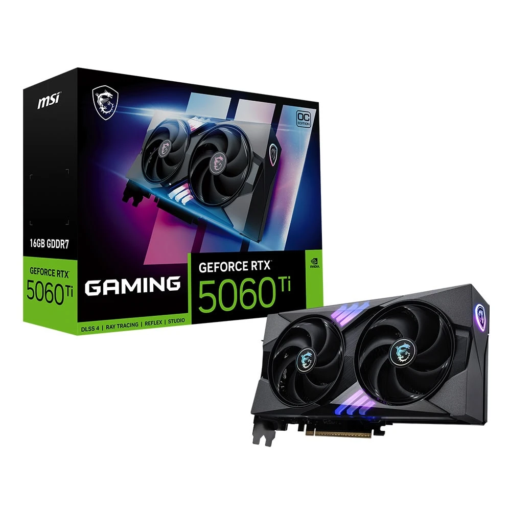 MSI RTX 5060 TI 16G GAMİNG OC G506T-16GC 128 BİT GDDR7 16 GB EKRAN KARTI