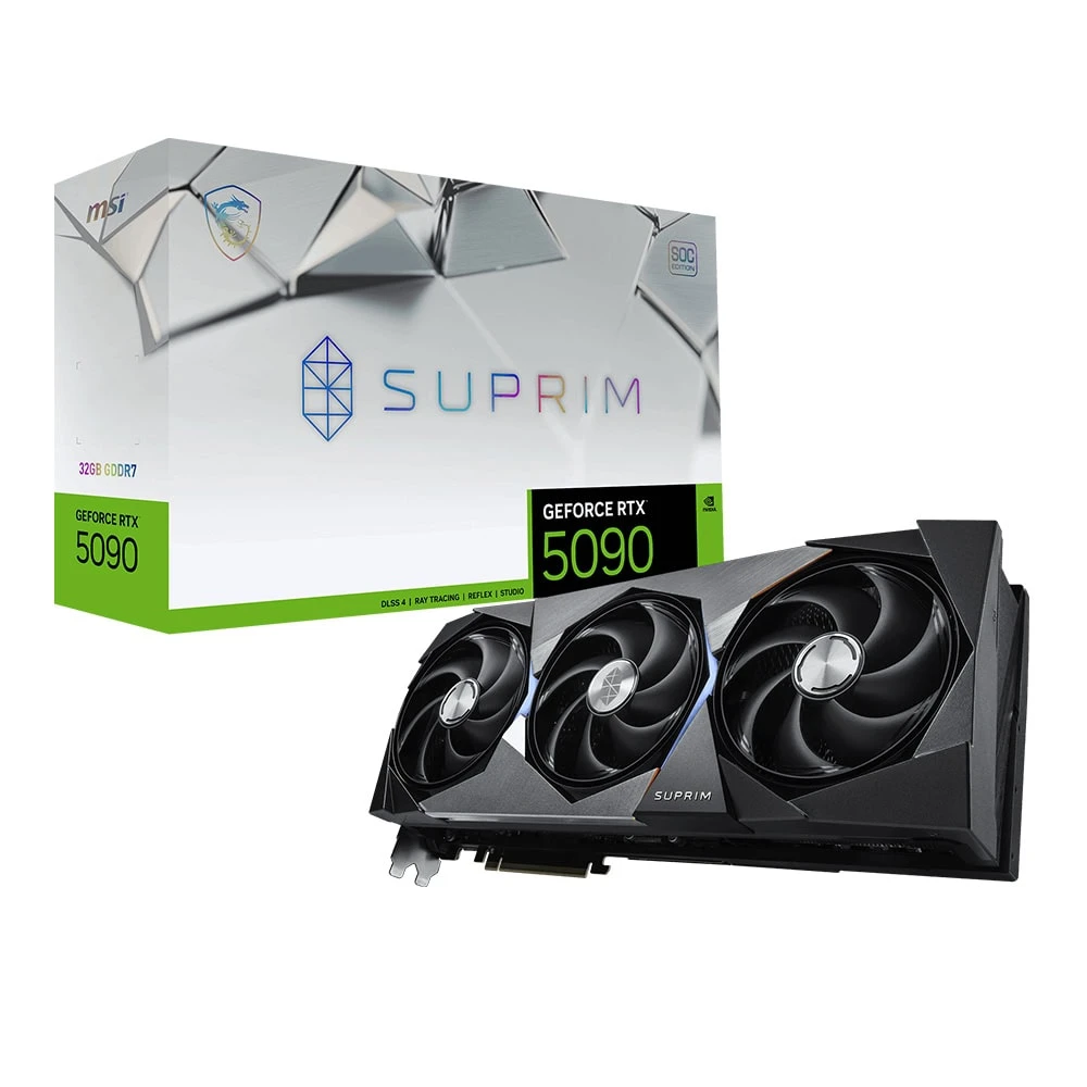 MSI RTX 5090 32G Suprim SOC 5090-32SPS 512 Bit GDDR7 32 GB Ekran Kartı