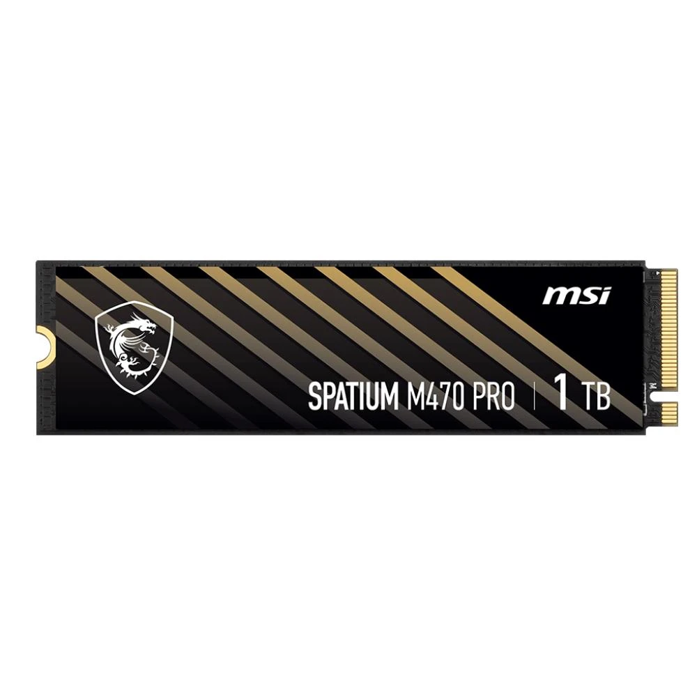 MSI SPATIUM M470 PRO PCIE 4.0 NVME M.2 1TB (6000MB OKUMA / 4500MB YAZMA)