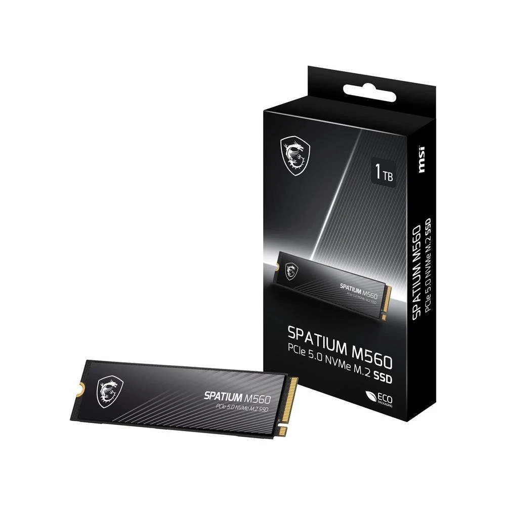 MSI Spatium M560 PCI-Express 5.0 1 TB M.2 SSD