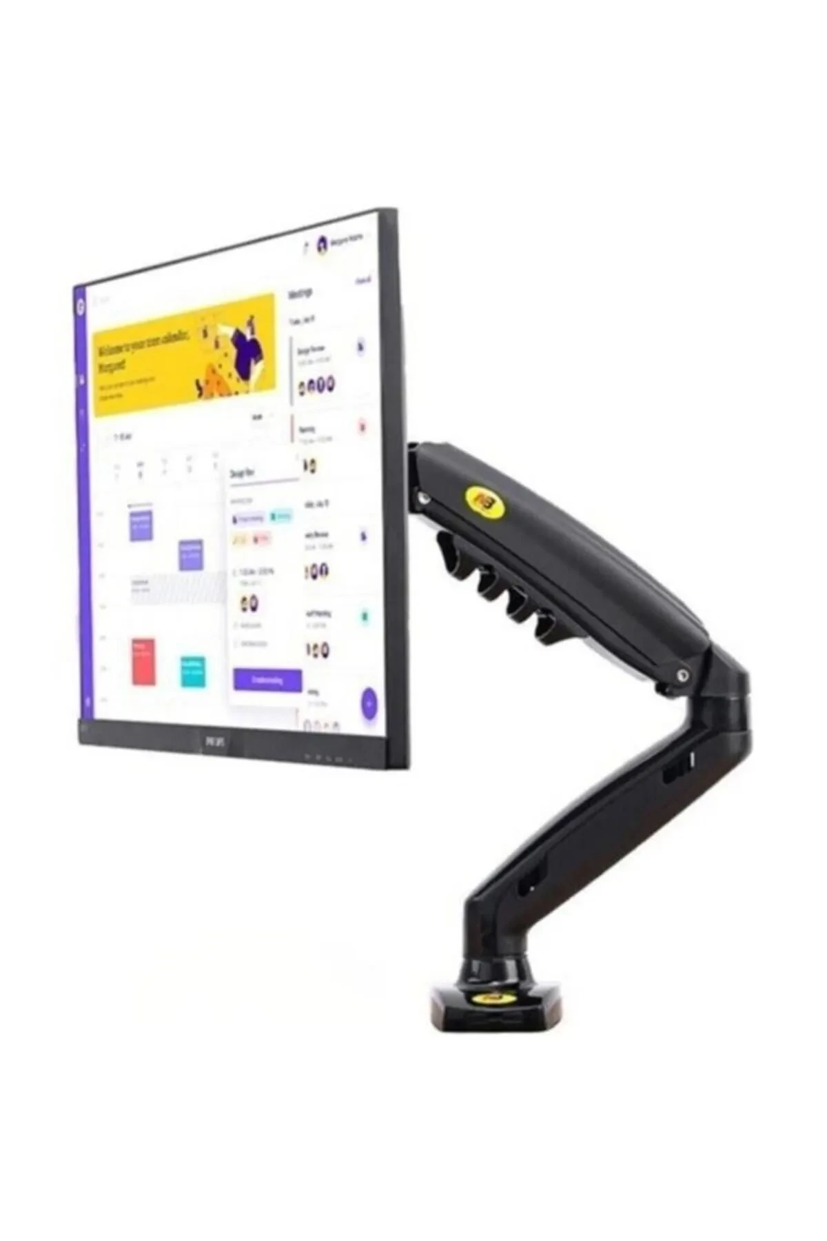 North Bayou F80-XB Siyah 17-30 inç Tek Kollu Amortisörlü Monitör Standı