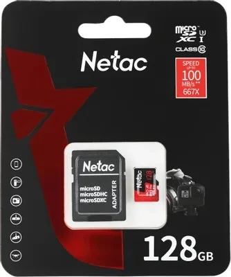 NETAC P500 EXTREME PRO MİCROSD KART 128 GB